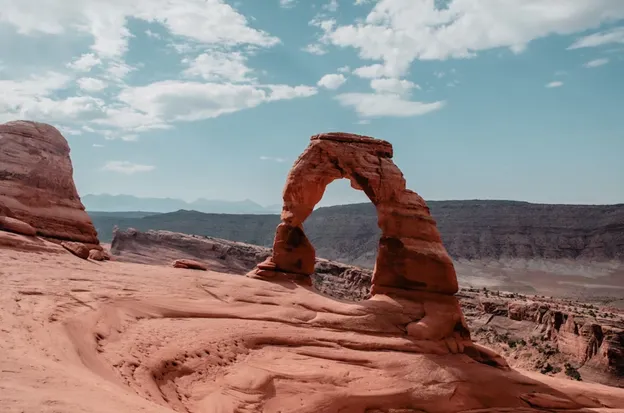 A rock arch at Moab