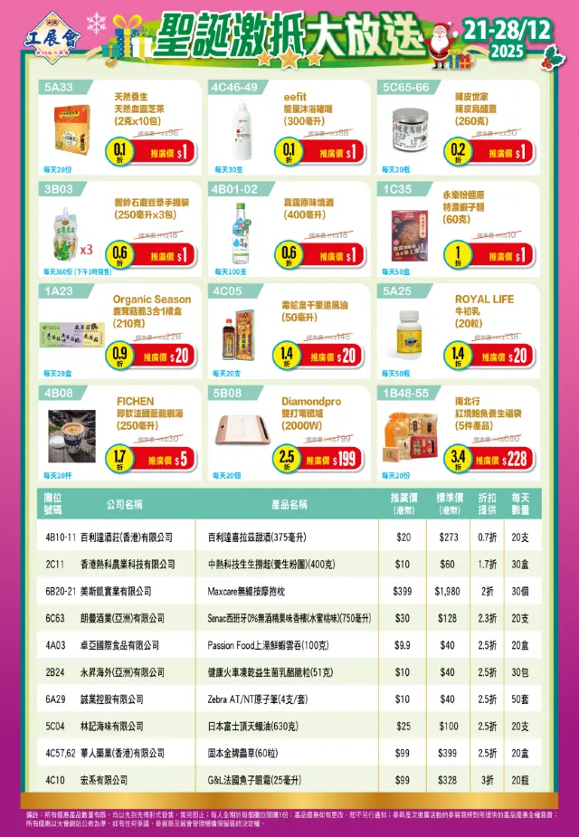 聖誕激抵大放送