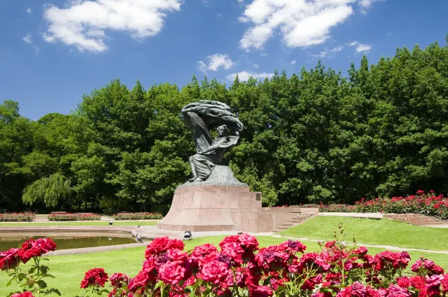 Парк Лазенки в Варшаве