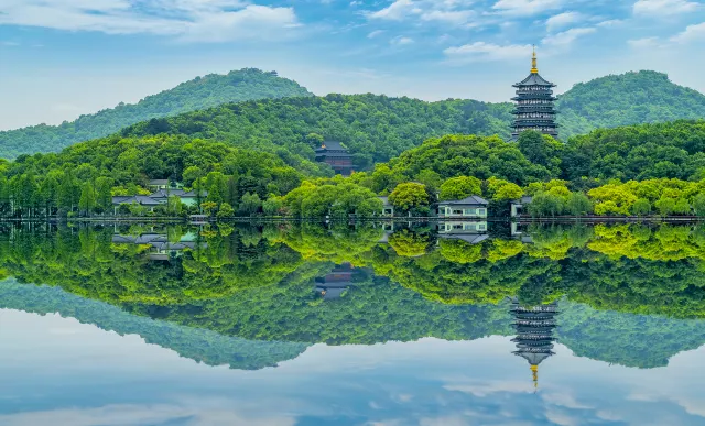 Hangzhou, China West Lake view