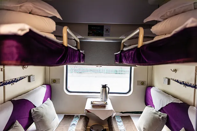 China sleeper train interior