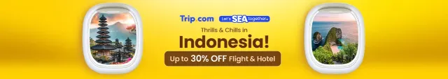 Trip.com Promo Code Singapore: Fly to Indonesia