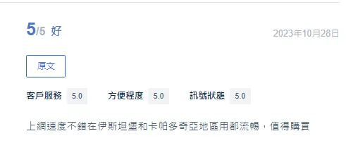 土耳其eSIM推介:Trip.com推介的eSIM產品好評如潮