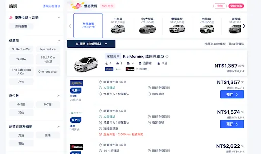濟州島租車