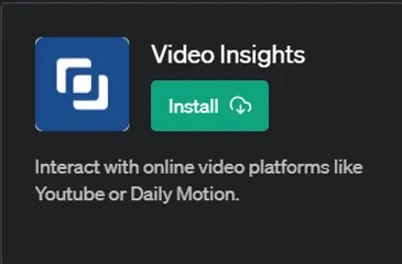 Video Insights