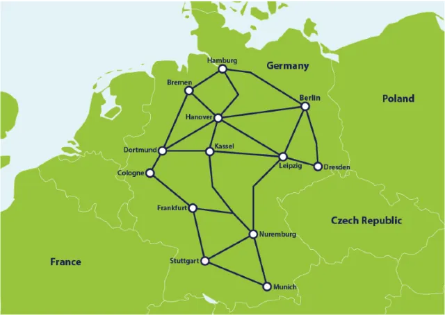 German Train Routes