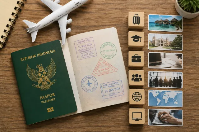 visa dan sejenisnya poster
