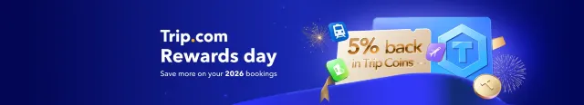 Trip.com Rewards Day: 5% Back on Flights, Hotels & Trains