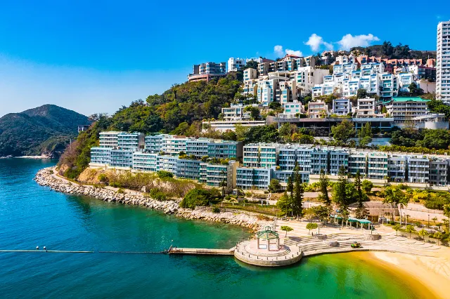 Hong Kong Shek O beach area