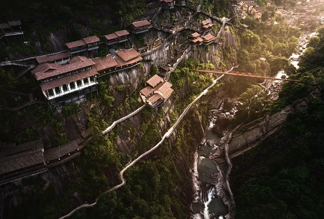 Wangxian Valley, nestled in Wuyuan County china