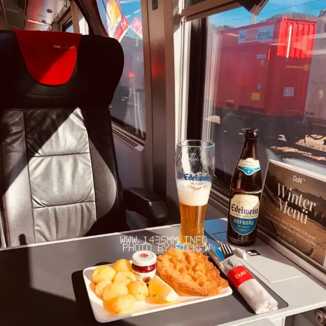 阿姆斯特丹到柏林火車上的餐飲服務
