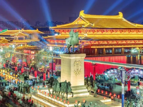 중국 시안 여행 관련 이미지