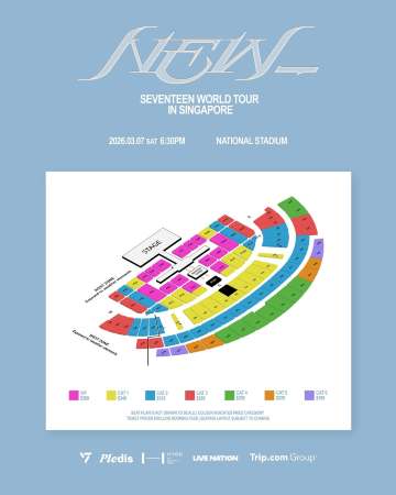 SEVENTEEN Singapore Concert 2026】Trip Presale Starts 19 Nov, 10AM