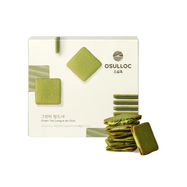 OSULLOC 招牌抹茶巧克力餅乾