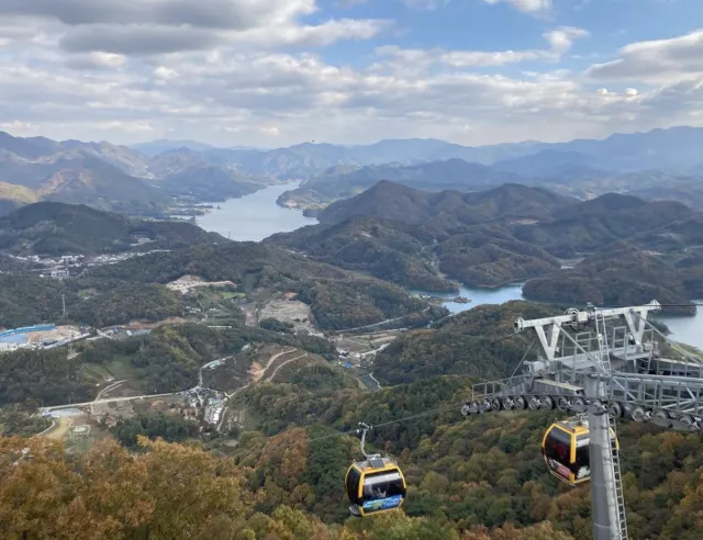 충북 단풍 명소 청풍호반케이블카