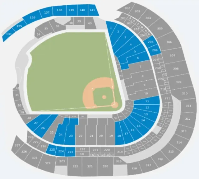론디포 파크 좌석배치도