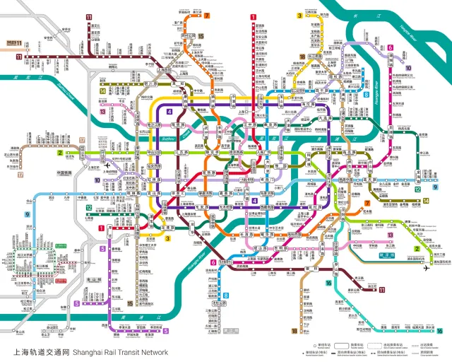 上海市內交通（地鐵）路綫圖