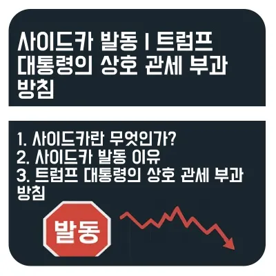 사이드카 발동