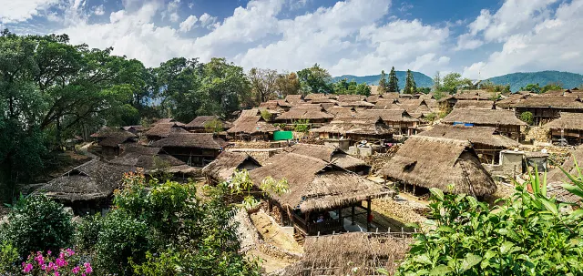xishuangbanna china jinuo ethnic village