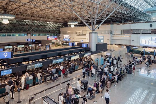 台湾桃園国際空港のターミナル構造