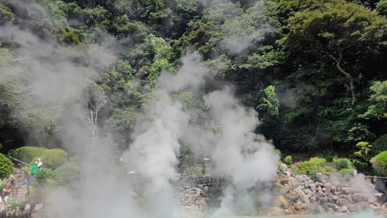 到大分別府除了泡溫泉之外,最特別要去看的就是地獄溫泉了，每個