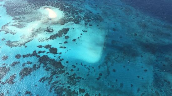 小型飛行機、シーニックフライトで見た世界遺産のグレートバリア