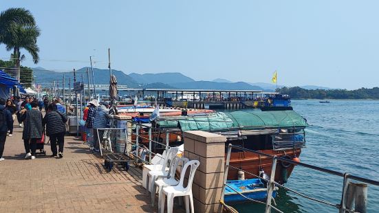 白沙灣可以在彩虹格92或1A 小巴直達，車程約20分鐘，又或