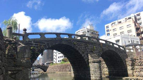 眼鏡橋是長崎著名景點，打卡影相📸️不錯的地方！心型石更是令