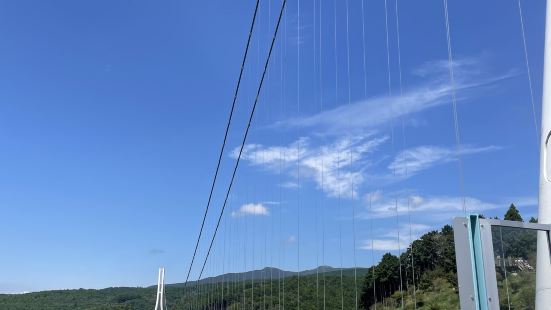 高所恐怖症には無理かもしれませんが、景色が綺麗です！渡った後