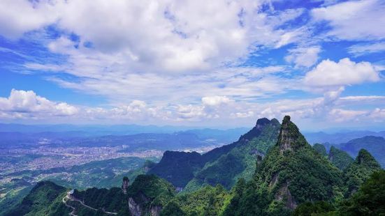 Tianmen Mountain, located in H