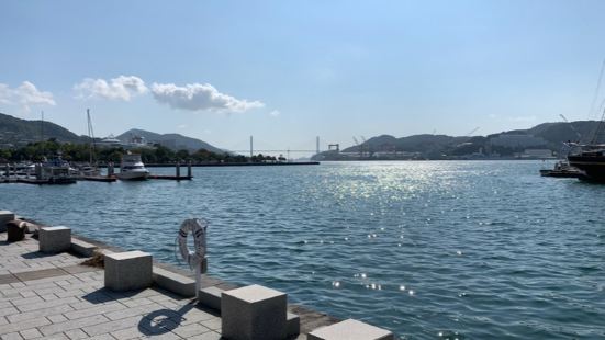 Nagasaki by the water in Dejim