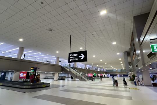 ドンムアン国際空港から出口までの動線