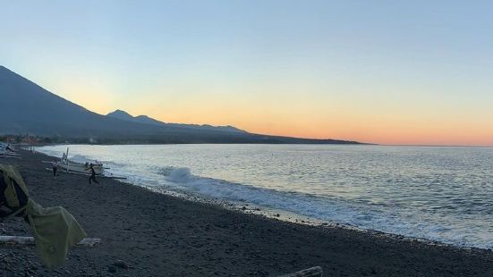 Visiting Amed beach, an intere