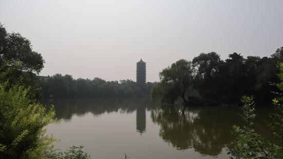 A big lake inside Peking unive