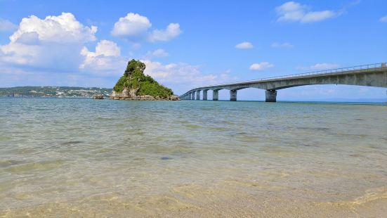 The Okinawa Kouri Bridge is an