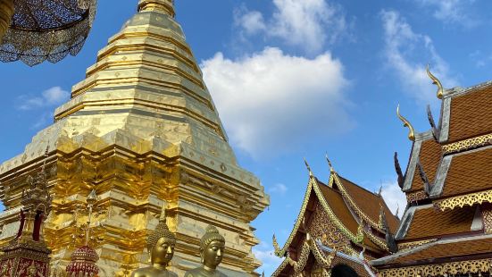 a beautiful temple on the moun