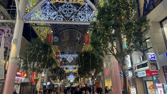 位於仙台的定禪寺大道一到聖誕就會有聖誕燈飾，感覺都挺浪漫，而