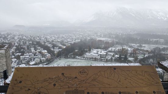 High up over Salzburg you get 