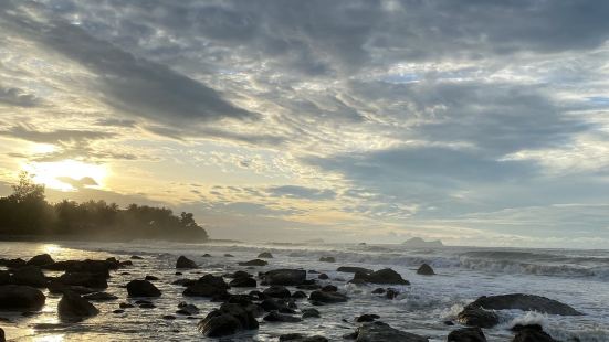 damai beach is a picturesque c