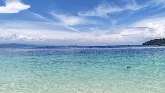 Manukan Island in Sabah, Malay