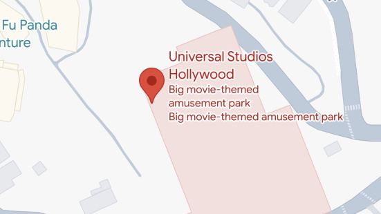 Universal studio Hollywood is 