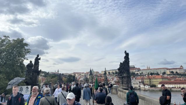 Crossed the historic Charles B