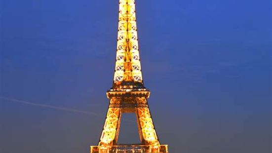 The Eiffel Tower is a wrought-