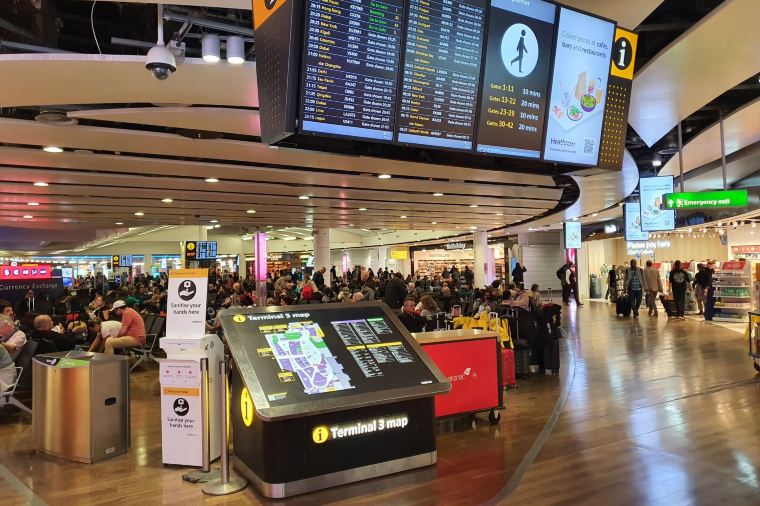 ロンドンヒースロー空港のターミナルは4か所