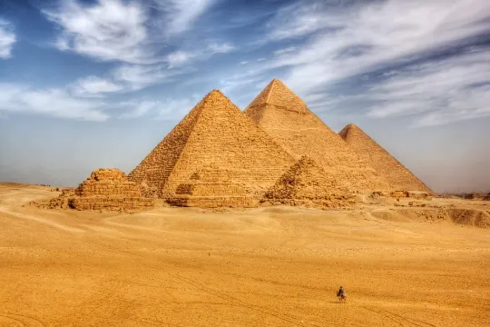 The Great Pyramids of Giza, Cairo. Source: Photo by Raul_Wong/gettyimages