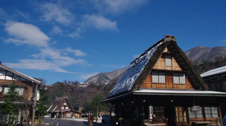 白川鄉白川村的街道