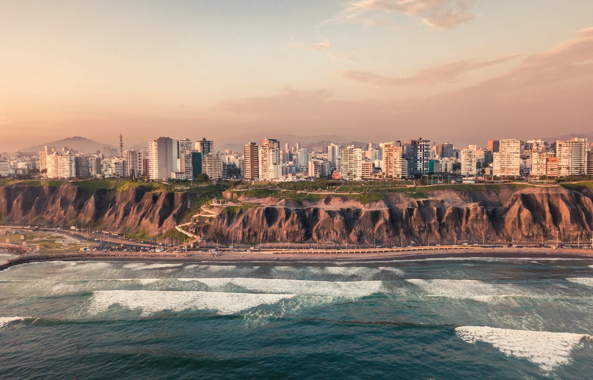 Coastline of Lima. Source: Photo by Willian Justen on Unsplash