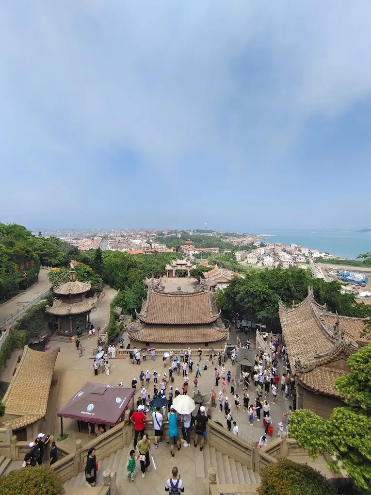 莆田湄洲媽祖祖廟俯瞰全景