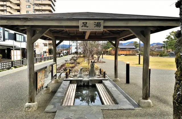 山口県,山口市,山口大学,湯田温泉の足湯