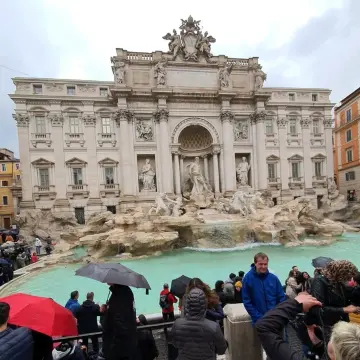 Rome Trevi Fountain